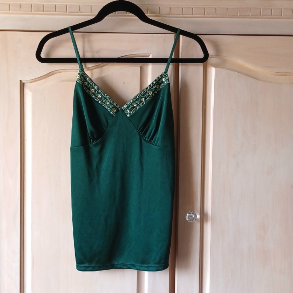 Emerald green top